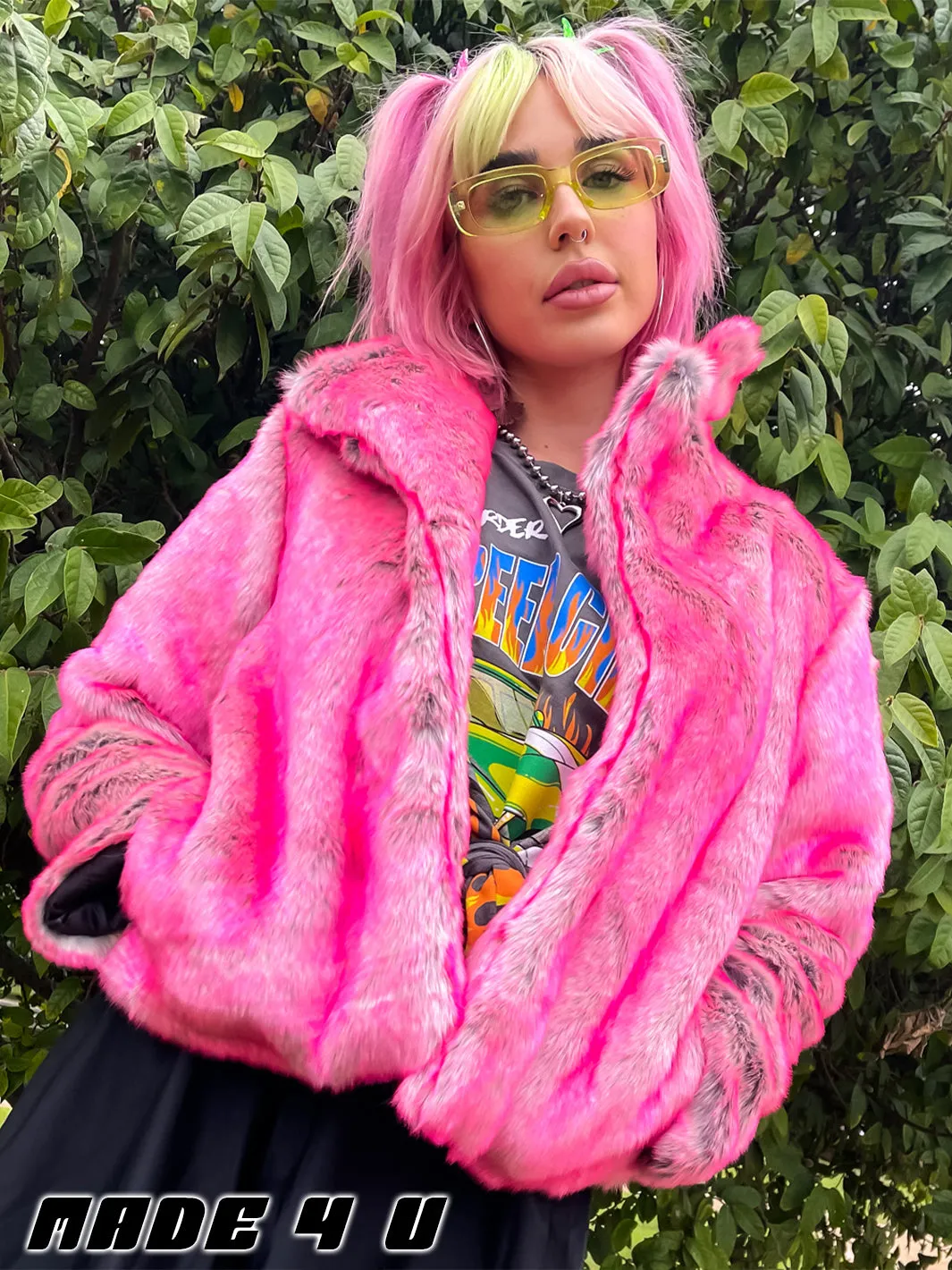 WIZZ FIZZ FAUX FUR JACKET ✰ MADE 4 U ✰