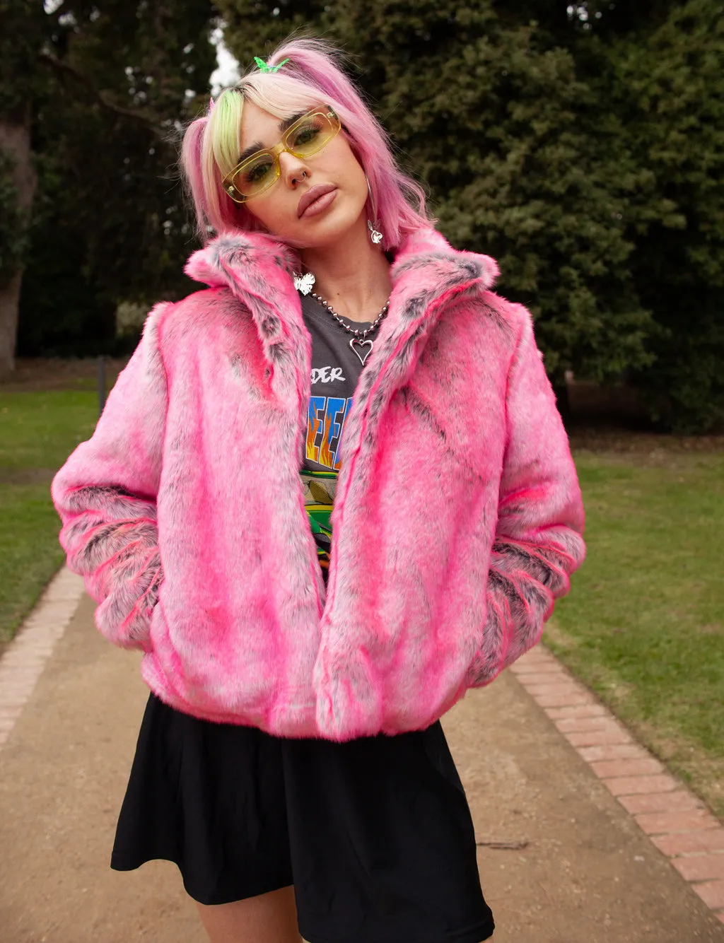 WIZZ FIZZ FAUX FUR JACKET ✰ MADE 4 U ✰