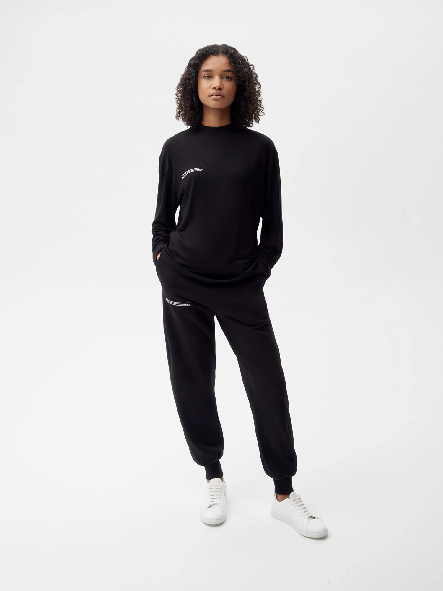 Women C-FIBER™ Pure Long Sleeve T-shirt—black