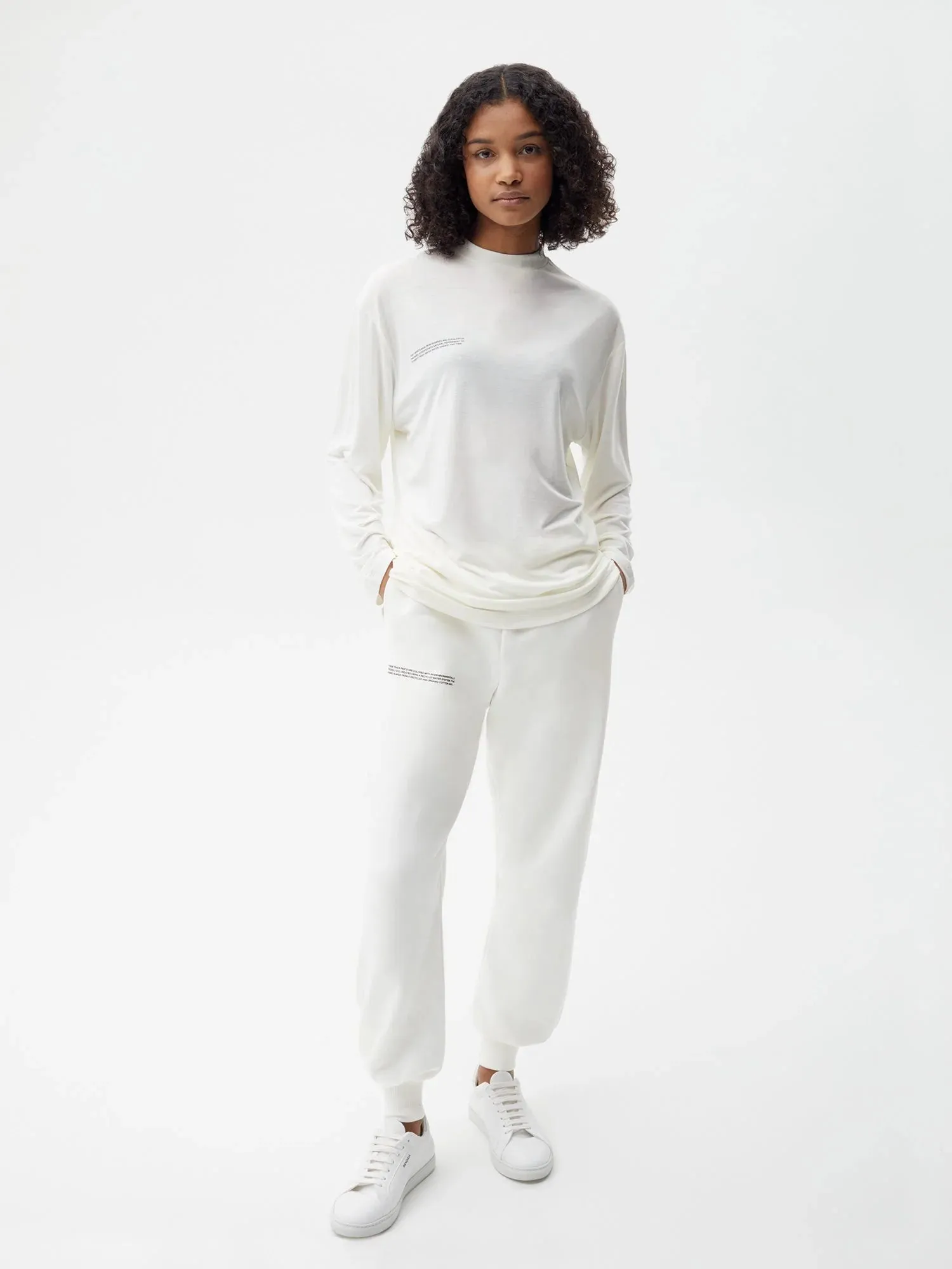 Women C-FIBER™ Pure Long Sleeve T-shirt—off-white