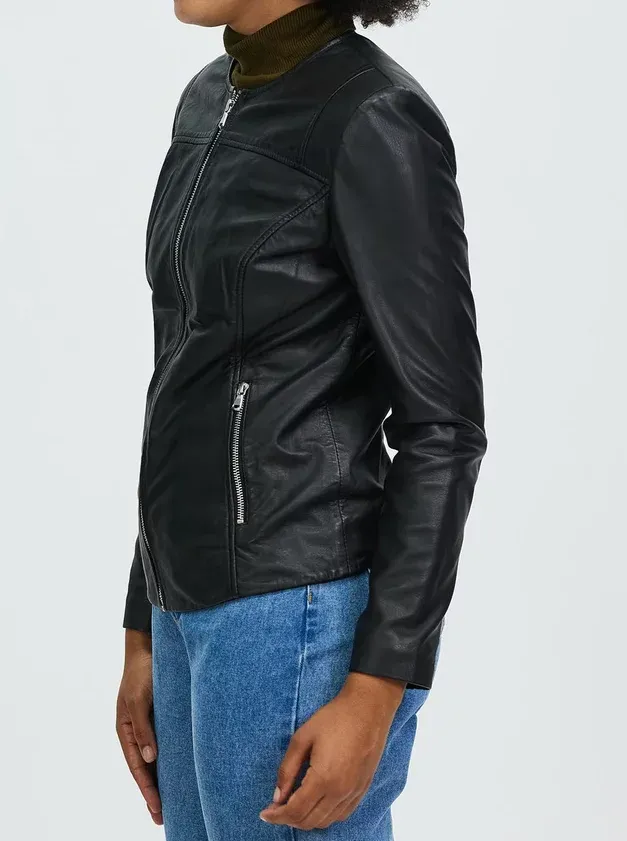 Women Leather Jacket | Black Leather Jackets| Real Leather Jacket|100% Leather GIA