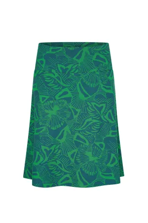 Zilch Woodcut Everglade Wide Skirt